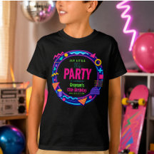 our little Retro Neon 80's Birthday Party