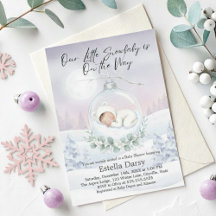 Our Little Snowbaby is on the way Winter Baby Show