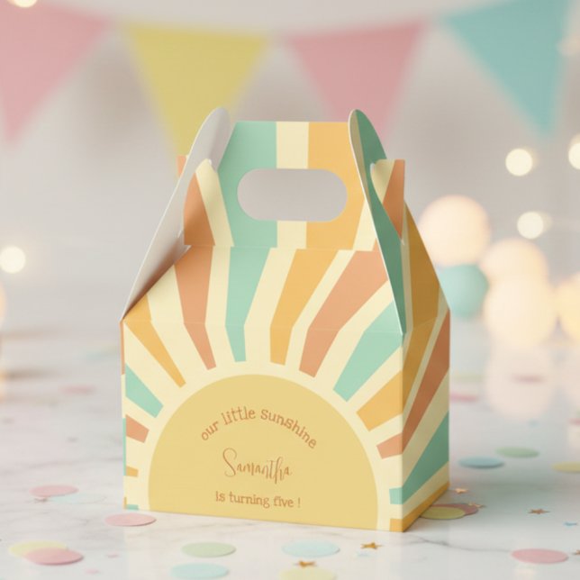 our little sunshine big sun with rays birthday favor box (Creator Uploaded)