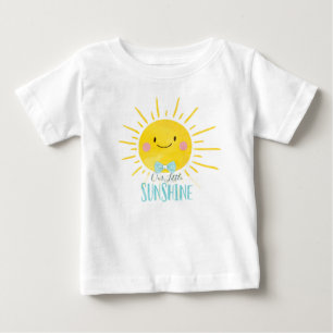 Our Little Sunshine Blue Boy Baby Summer T-Shirt