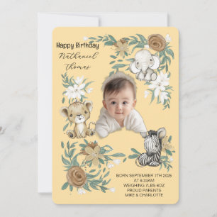 Our Little Sunshine’s Birthday Bash Invitation