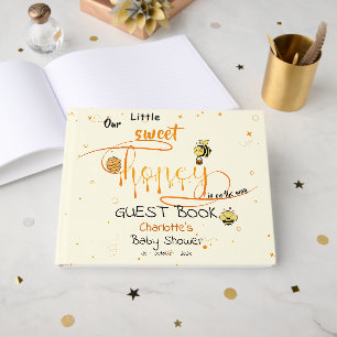 Our Little Sweet Honey Is On The Way Baby Shower Guest Book
