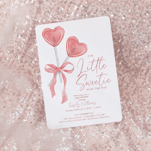 Our Little Sweetie Valentine Baby Shower Invite