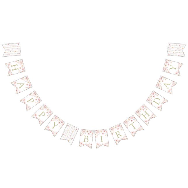 Our Little Wildflower Birthday Banner (All)