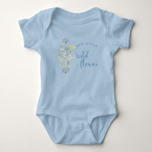 Our Little Wildflower Boy theme Baby Bodysuit