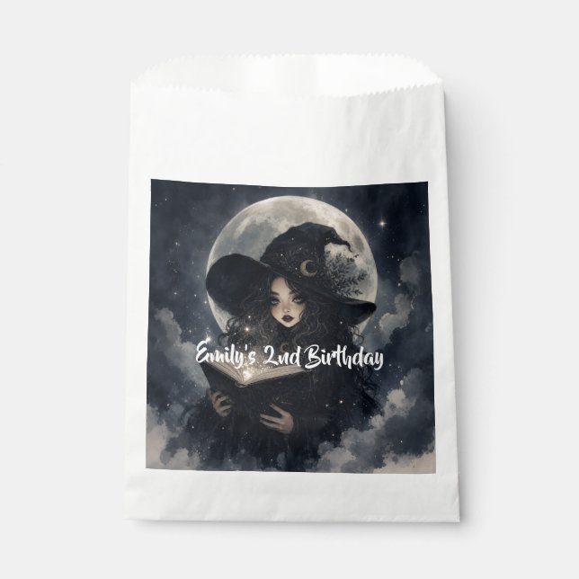 our little witch is turning 2 ||  favour bag (Front)