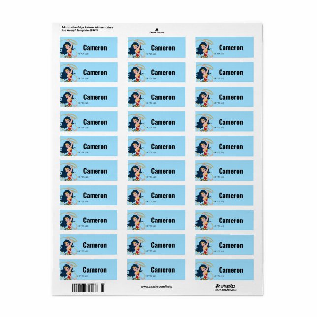 Our Little Wonder Woman Kids' (Full Sheet)