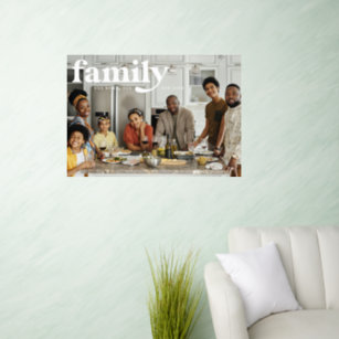 Our Love   Family Name Photo Wall Decal