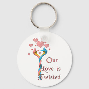 Our Love is Twisted Keychain