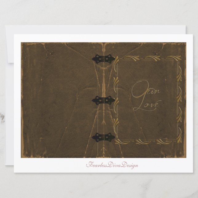Our Love Junk Journal Cover (Front)