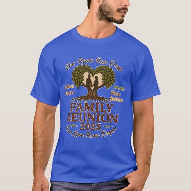 Our Love Runs Deeper Family Reunion T-Shirt (Front)