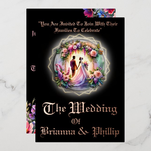 Our Love Shines Brighter Than The Moon Wedding (Front/Back)