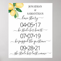 Our Love Story Best Day Yes Day Lemons Wedding