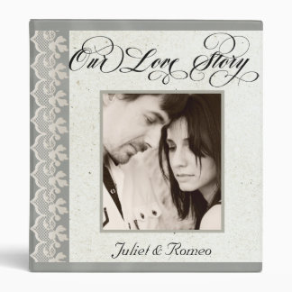 Our Love Story Photo Wedding Album - Sage Binder