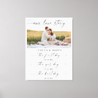 Our Love Story Timeline Wedding Decor Keepsake