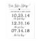 Our Love Story Timeline Wedding Sign Decor