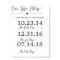 Our Love Story Timeline Wedding Sign Decor
