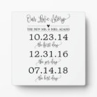 Our Love Story Timeline Wedding Sign Decor
