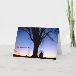 Our Love Will Grow Valentine's Day Greetings Holiday Card