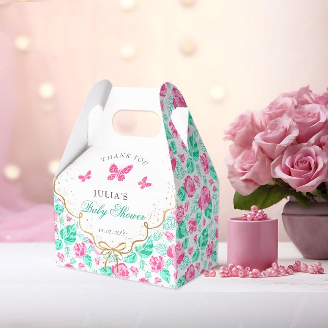 Our Lovely One Baby Shower Favor Box (Creator Uploaded)