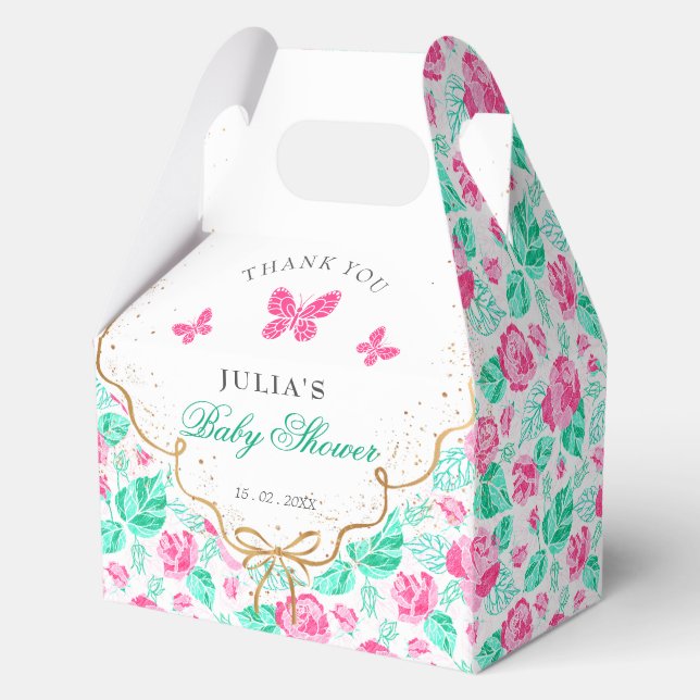 Our Lovely One Baby Shower Favor Box (Front)