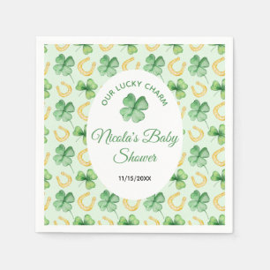Our Lucky Charm St Patrick's Baby Shower Napkin