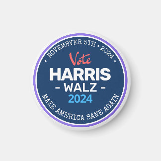 Our Make America Sane Again Harris Walz 2024 Magnet