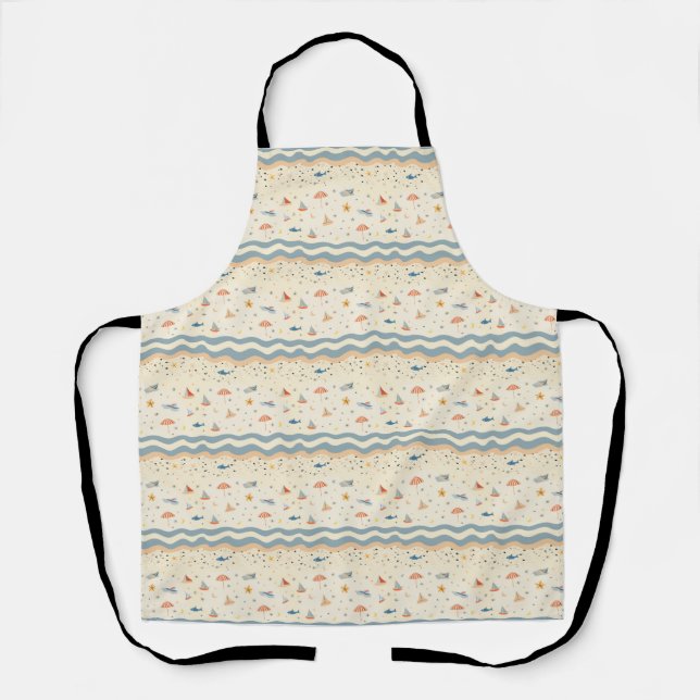 Our Memories Of The Ocean Will Linger On Apron (Front)