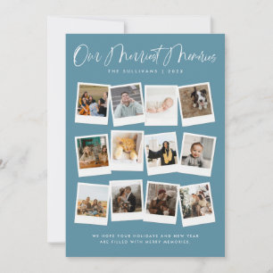 Our Merriest Memories Mult-Photo  Holiday Card