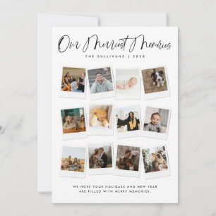 Our Merriest Memories Mult-Photo  Holiday Card