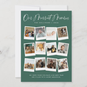 Our Merriest Memories Multi-Photo  Holiday Card