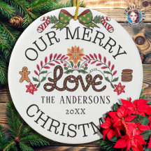 Our Merry LOVE Christmas Personalized Family