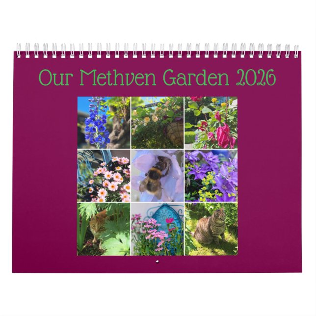 Our Methven Garden Calendar 2026 (Cover)