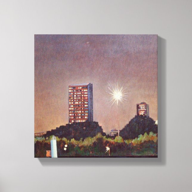 Our Modern Moon Canvas Print (Front)