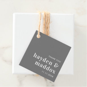 Our Moment EDITABLE COLOR Wedding Favour Tags