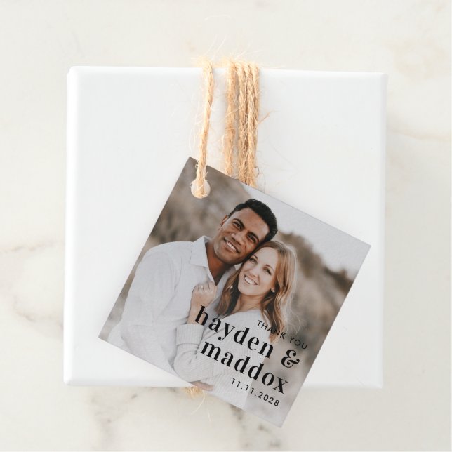 Our Moment Wedding Favour Tags (In Situ)