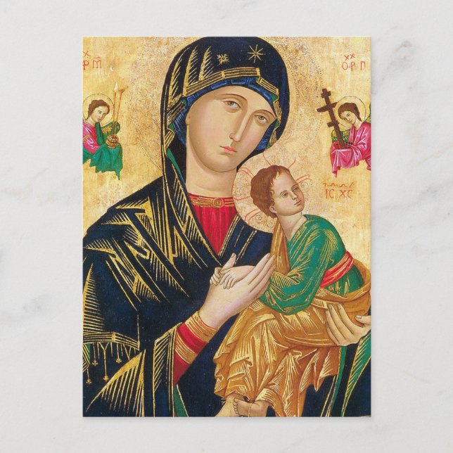 Our Mother  Mother Virgin Mary  of Perpetual Help Postcard (Front)