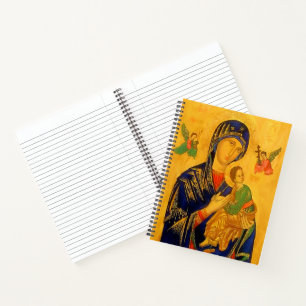 Our Mother of Perpetual Help with Prayer Notebook