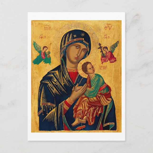 Our Mother of Perpetual Succour Postcard (Front)