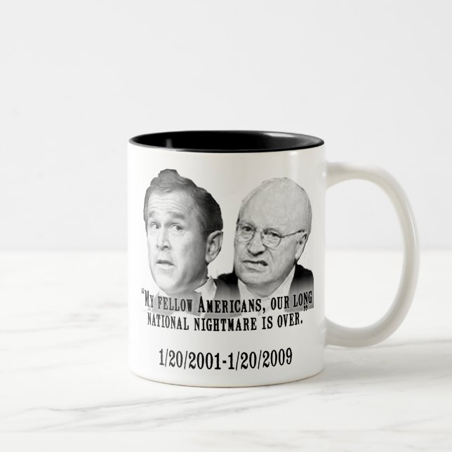 Our National Nightmare Is Over Two-Tone Coffee Mug (Right)