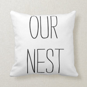 "Our Nest" Rae Dunn Inspired Pillow