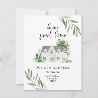 Our new address moving announcement