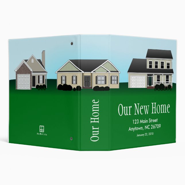 Our New Home Customizable Binder (Background)