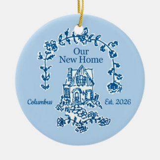Our New Home graphic ornament