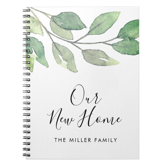 Our New Home  Notebook (Front)