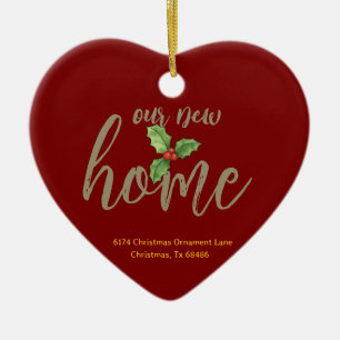 Our New Home Personalized Christmas Ornament