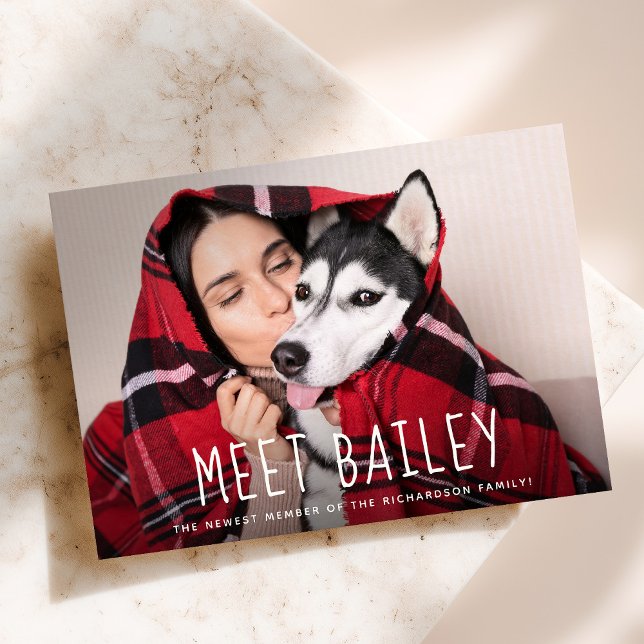 Our New Pet Dog | Simple Photo Announcement (Creator Uploaded)