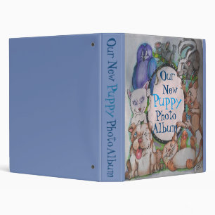 Our New 'Puppy' Baby Book Photo Album Binder