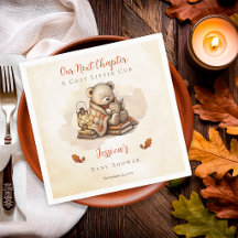 Our Next Chapter Cub Fall Teddy Bear Baby Shower