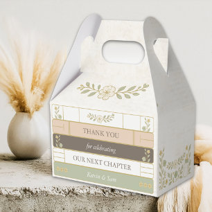 Our Next Chapter Storybook Fairytale Theme Favor Box
